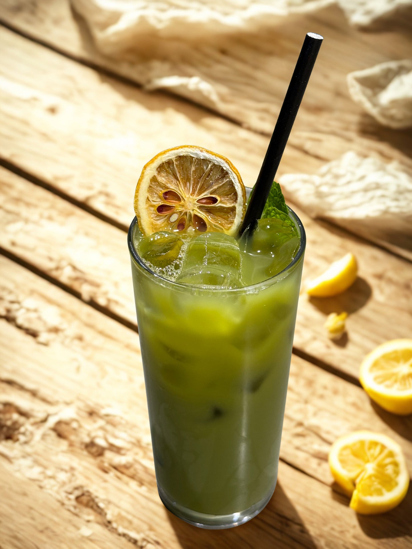 Dehydrated Lemon Garnish
