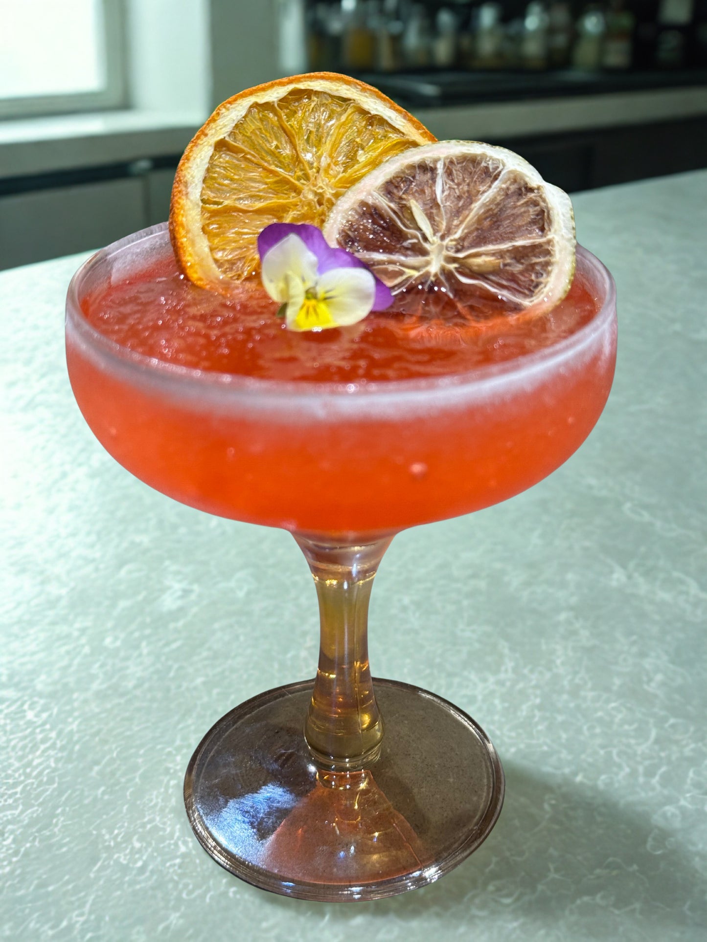 Dehydrated Lime Garnish