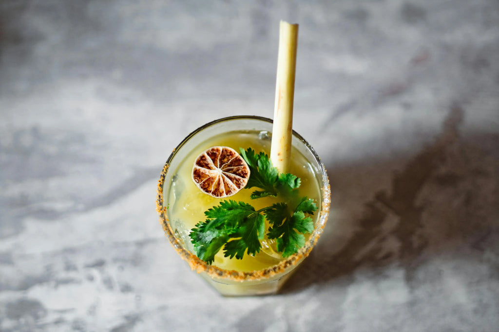dehydrated citrus mocktail