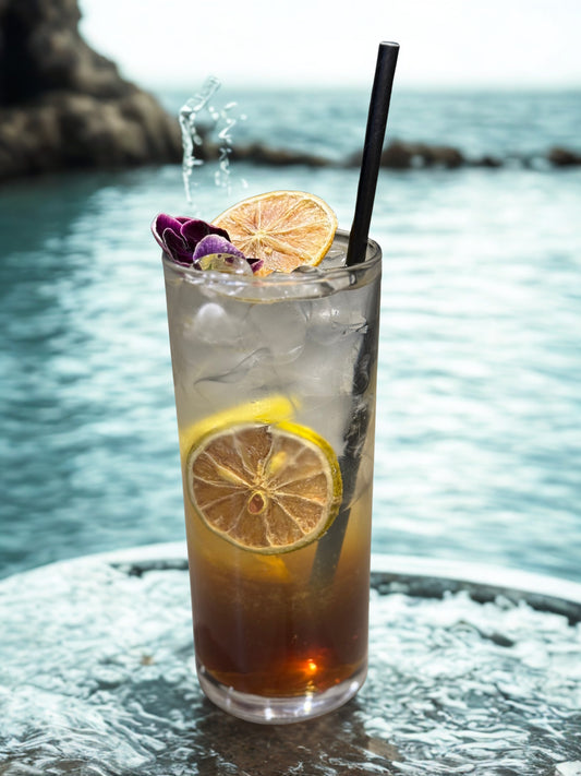 Dehydrated Lemon Garnish