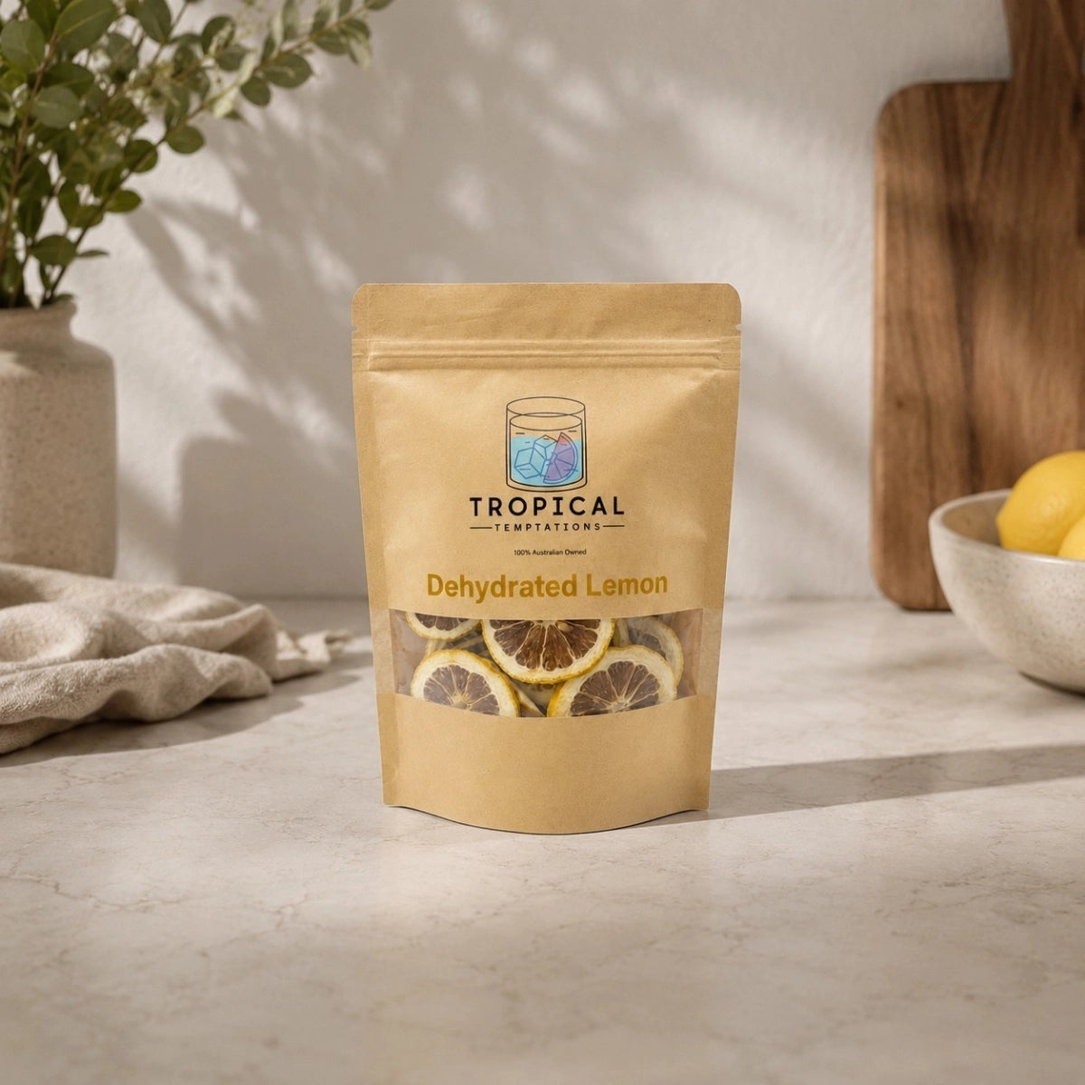 Organic Dehydrated Lemon Slices – Premium Dried Fruit